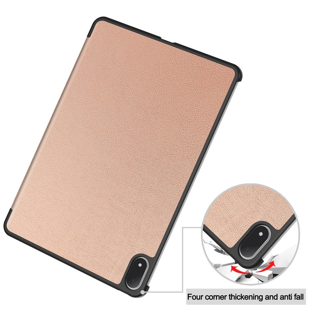 OnePlus Pad 4 EIDERWOOD Faux Leather Flip Case - Rose Gold
