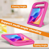 TCL Tab 10L Gen 4 EIDERWOOD Kids Case with Handle & Kickstand - Pink