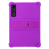 Lenovo Yoga Tab Gen 2 11.1" EIDERWOOD Rugged Silicone Case with Adjustable Kickstand & Shock-Absorbing Corners - Purple