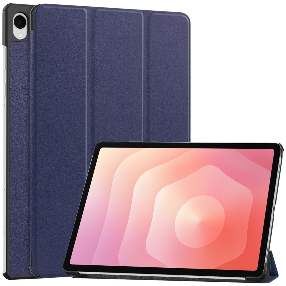 Samsung Galaxy Tab S12+ (Plus) EIDERWOOD Artificial Leather Case with Stand - Blue