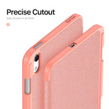 iPad Mini (2026) 8th Gen. DUX DUCIS DOMO Tri-Fold Faux Leather Flip Case - Pink