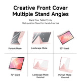 Samsung Galaxy Tab S12+ (Plus) DUX DUCISOrigami Hybrid Faux Leather Flip Case - Pink