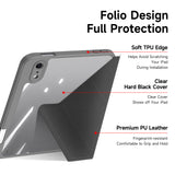 iPad Mini (2026) 8th Gen. DUX DUCIS MAGI Origami Hybrid Flip Case with Stand - Grey
