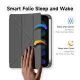 iPad Mini (2026) 8th Gen. DUX DUCIS MAGI Origami Hybrid Flip Case with Stand - Grey