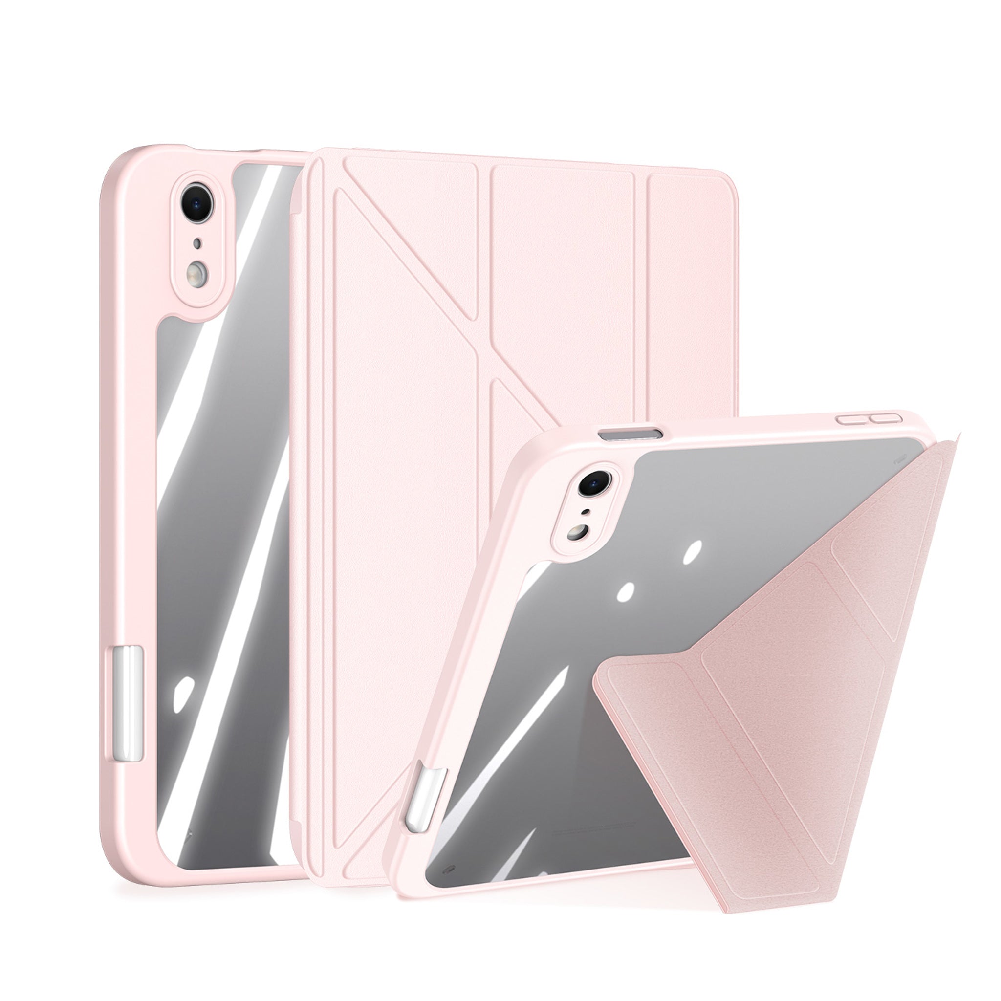 iPad Mini (2026) 8th Gen. DUX DUCIS MAGI Origami Hybrid Flip Case with Stand - Pink