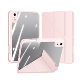 iPad Mini (2026) 8th Gen. DUX DUCIS MAGI Origami Hybrid Flip Case with Stand - Pink