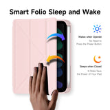 iPad Mini (2026) 8th Gen. DUX DUCIS MAGI Origami Hybrid Flip Case with Stand - Pink