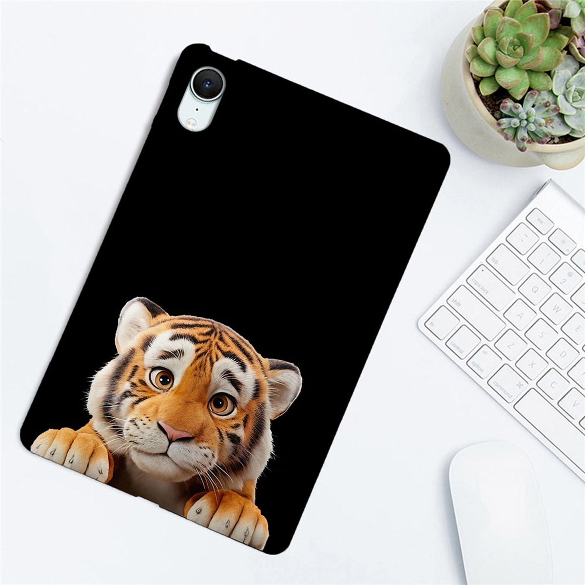 iPad Mini (2026) EIDERWOOD Flexible Plastic Case - Tiger