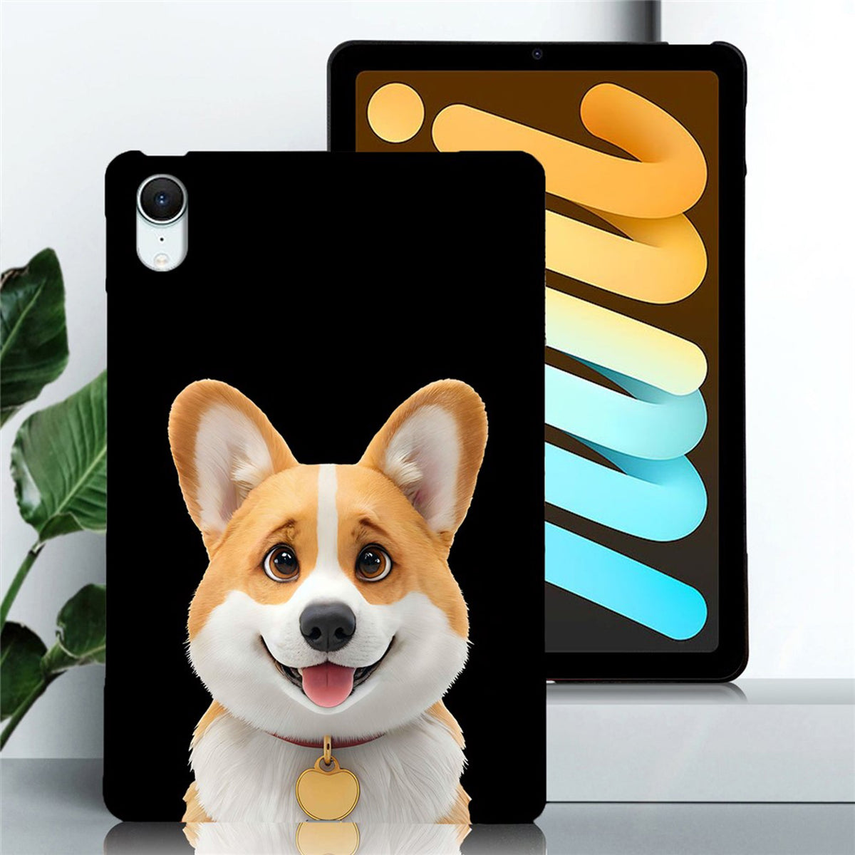 iPad Mini (2026) EIDERWOOD Flexible Plastic Case - Corgi Dog
