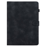iPad Mini (2026) 8th Gen. EIDERWOOD Floral Textured Faux Leather Flip Case - Black