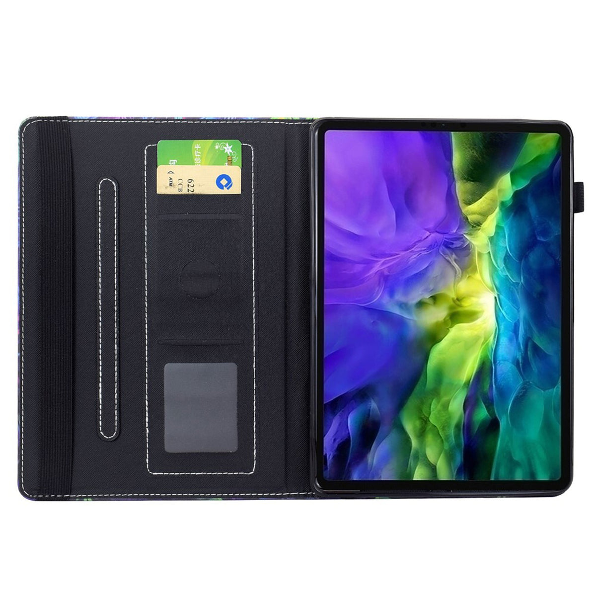 iPad Mini (2026) 8th Gen. EIDERWOOD Faux Leather Flip Case with Card Holder - Butterflies