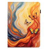 iPad Mini (2026) 8th Gen. EIDERWOOD Faux Leather Flip Case with Card Holder - Butterflies