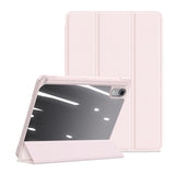 iPad Mini (2026) 8th Gen. DUX DUCIS TOBY Tri-Fold Faux Leather Flip Case with Stand - Pink