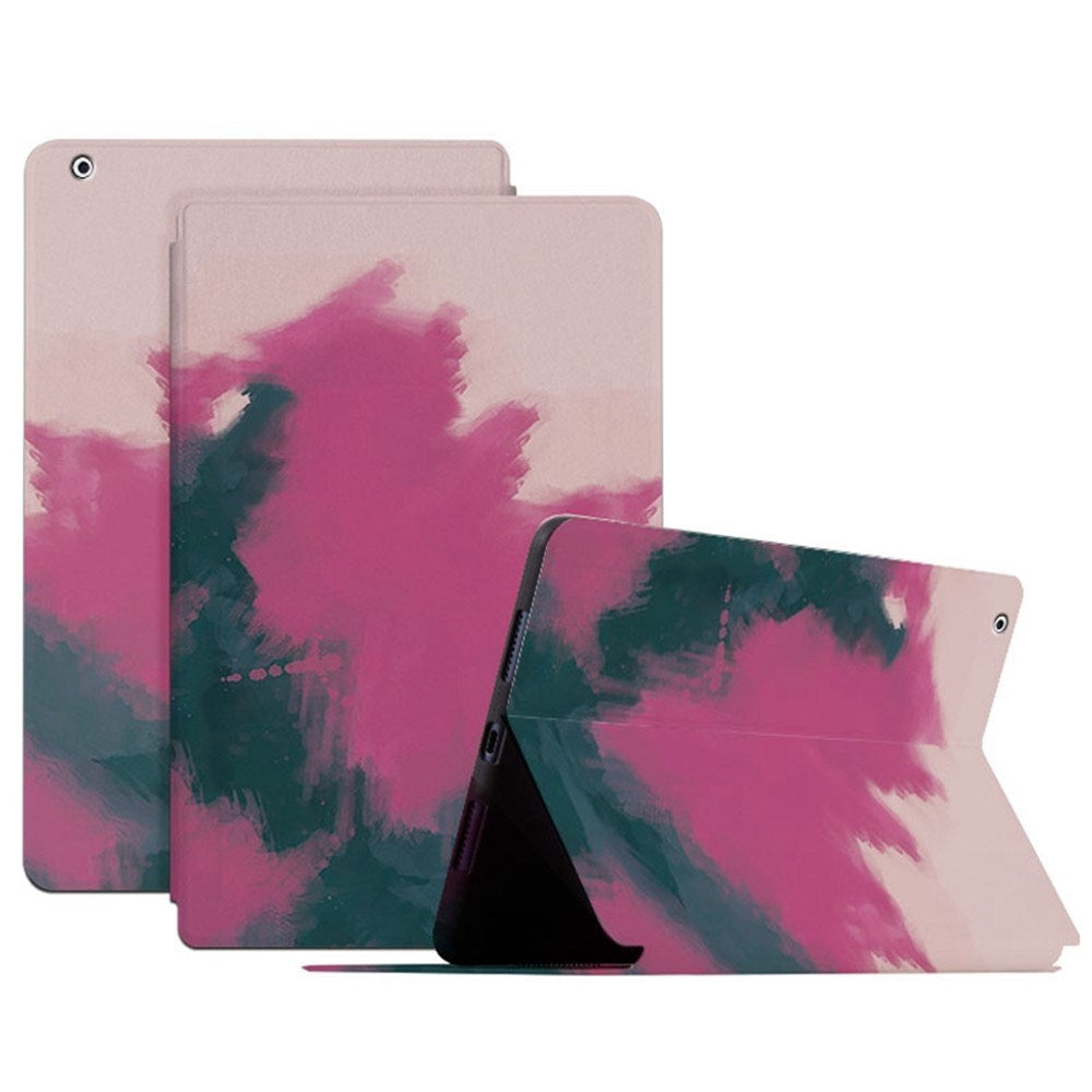 EIDERWOOD iPad 4 / 3 / 2 Faux Leather Flip Case with Pattern - Pink