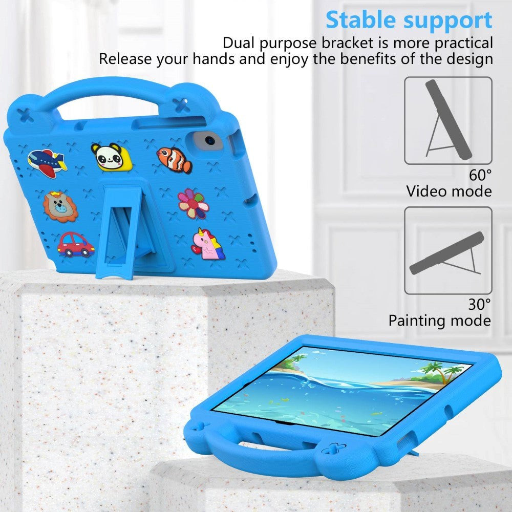 Lenovo Tab M10 (3. Gen) 10.1" (TB-328F/TB-328X) Kids Case w. Kickstand & Hand Holder - Blue