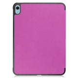 Apple iPad 10.9" (2022) PU Leather Flip Case w. Stand - Purple