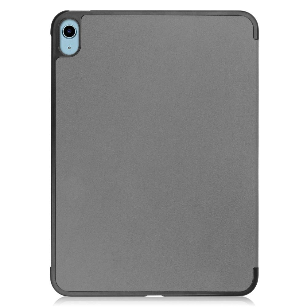 Apple iPad 10.9" (2022) PU Leather Flip Case w. Stand - Grey