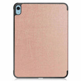 Apple iPad 10.9" (2022) PU Leather Flip Case w. Stand - Rose Gold