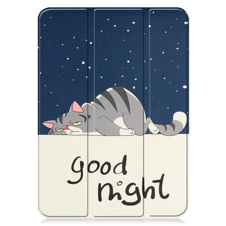 iPad 10.9" (2022) Leather Tri-fold Case - "Good Night"