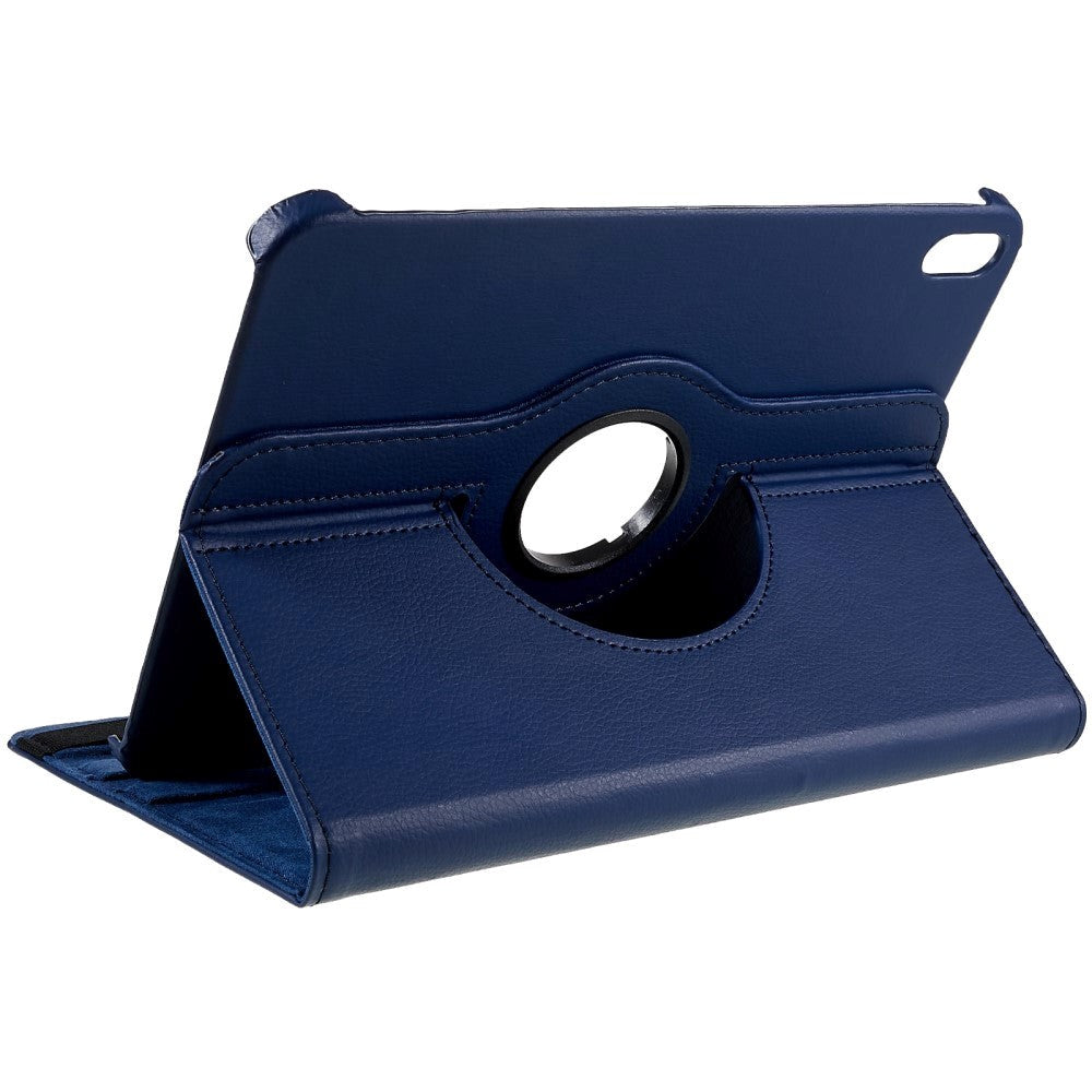 EIDERWOOD iPad 10.9" (2022) Classic Leather Case w. 360⁰ Standing Function - Blue