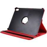 EIDERWOOD iPad 10.9" (2022) Classic Leather Case w. 360⁰ Standing Function - Red