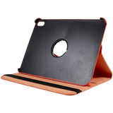 EIDERWOOD iPad 10.9" (2022) Classic Leather Case w. 360⁰ Standing Function - Orange