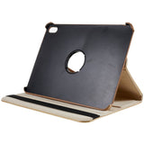 EIDERWOOD iPad 10.9" (2022) Classic Leather Case w. 360⁰ Standing Function - Khaki