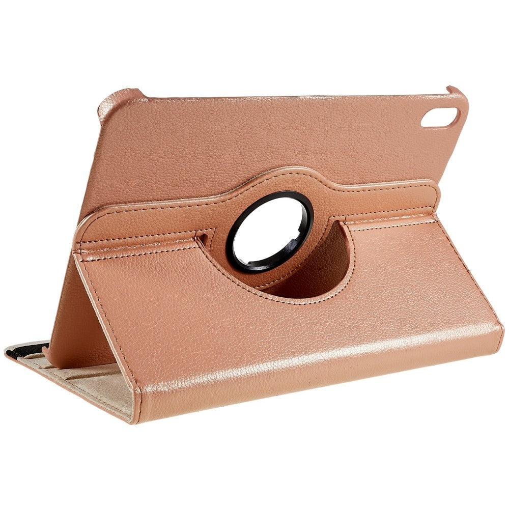 EIDERWOOD iPad 10.9" (2022) Classic Leather Case w. 360⁰ Standing Function - Rose Gold