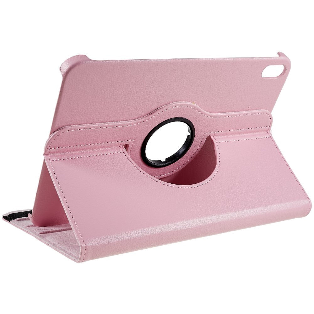 EIDERWOOD iPad 10.9" (2022) Classic Leather Case w. 360⁰ Standing Function - Pink