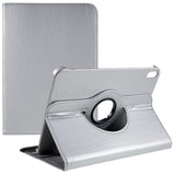 EIDERWOOD iPad 10.9" (2022) Classic Leather Case w. 360⁰ Standing Function - Silver