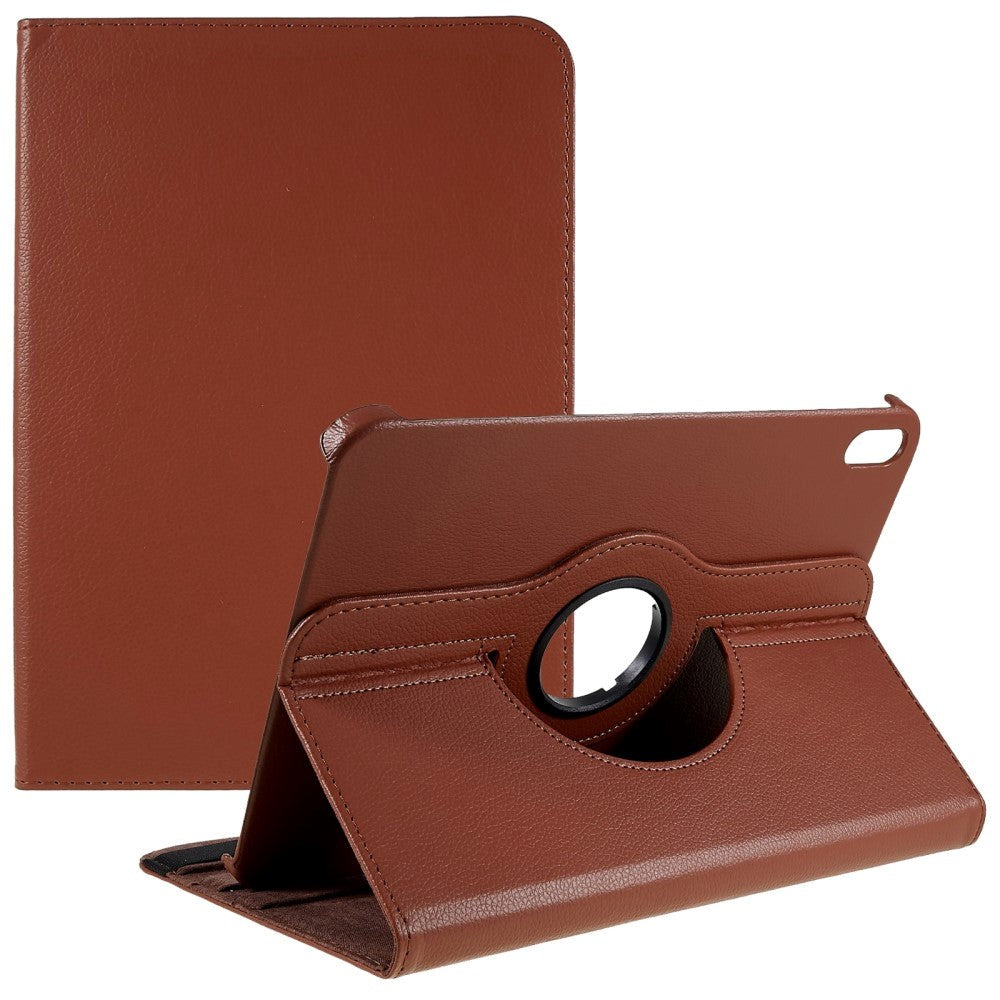 EIDERWOOD iPad 10.9" (2022) Classic Leather Case w. 360⁰ Standing Function - Brown