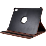 EIDERWOOD iPad 10.9" (2022) Classic Leather Case w. 360⁰ Standing Function - Brown