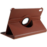 EIDERWOOD iPad 10.9" (2022) Classic Leather Case w. 360⁰ Standing Function - Brown