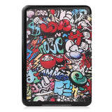 Amazon Kindle 11th Generation (2022) PU Leather Flip Case w. Seelp/ Wake-up Function - Graffiti