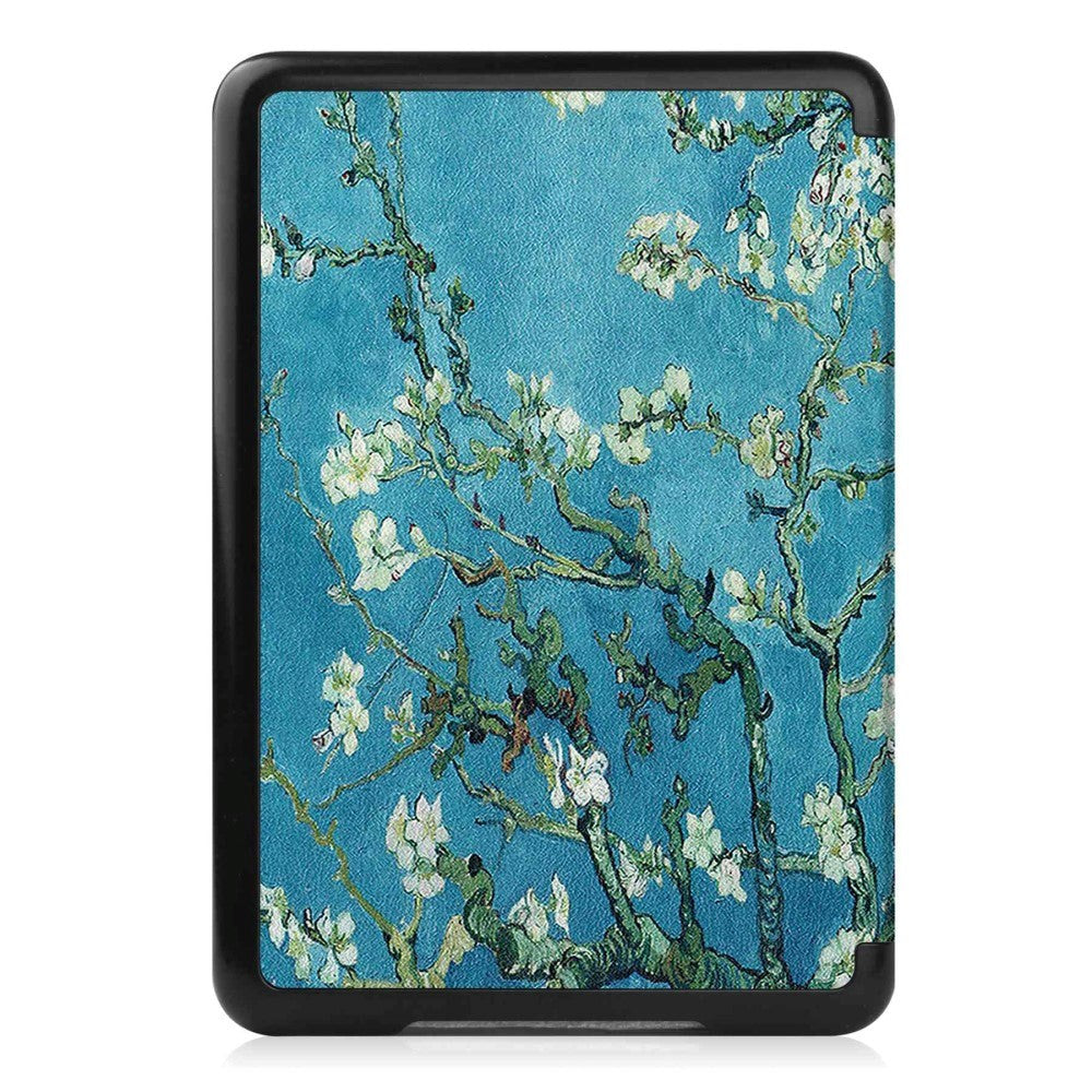 Amazon Kindle 11th Generation (2022) PU Leather Flip Case w. Seelp/ Wake-up Function - Flower Branches