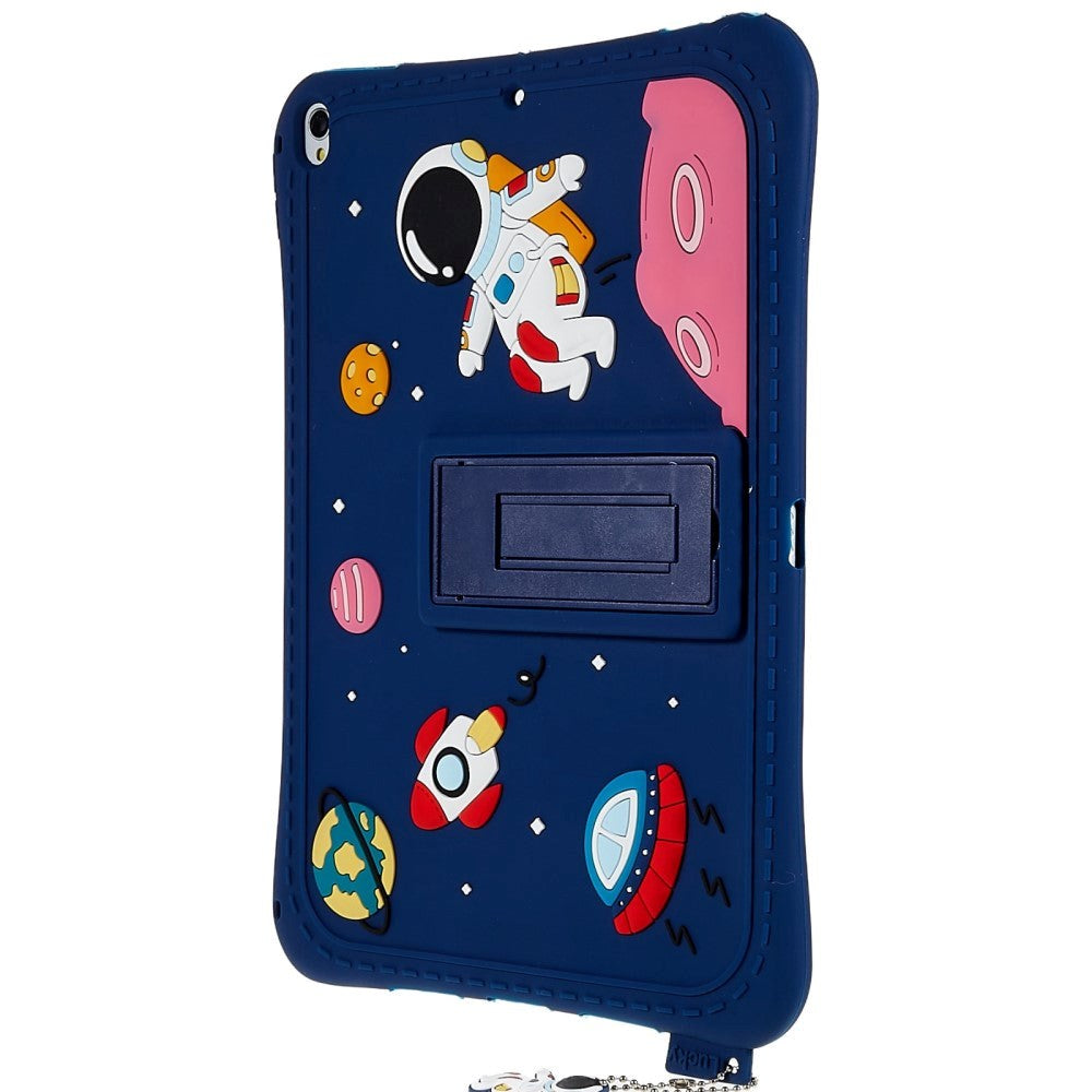 iPad 10.2" (2021 / 2020 / 2019) / iPad Pro 10.5 / iPad Air (2019) Kids Case w. Stand & Cartoon - Dark Blue