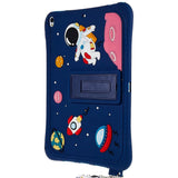 iPad 10.2" (2021 / 2020 / 2019) / iPad Pro 10.5 / iPad Air (2019) Kids Case w. Stand & Cartoon - Dark Blue