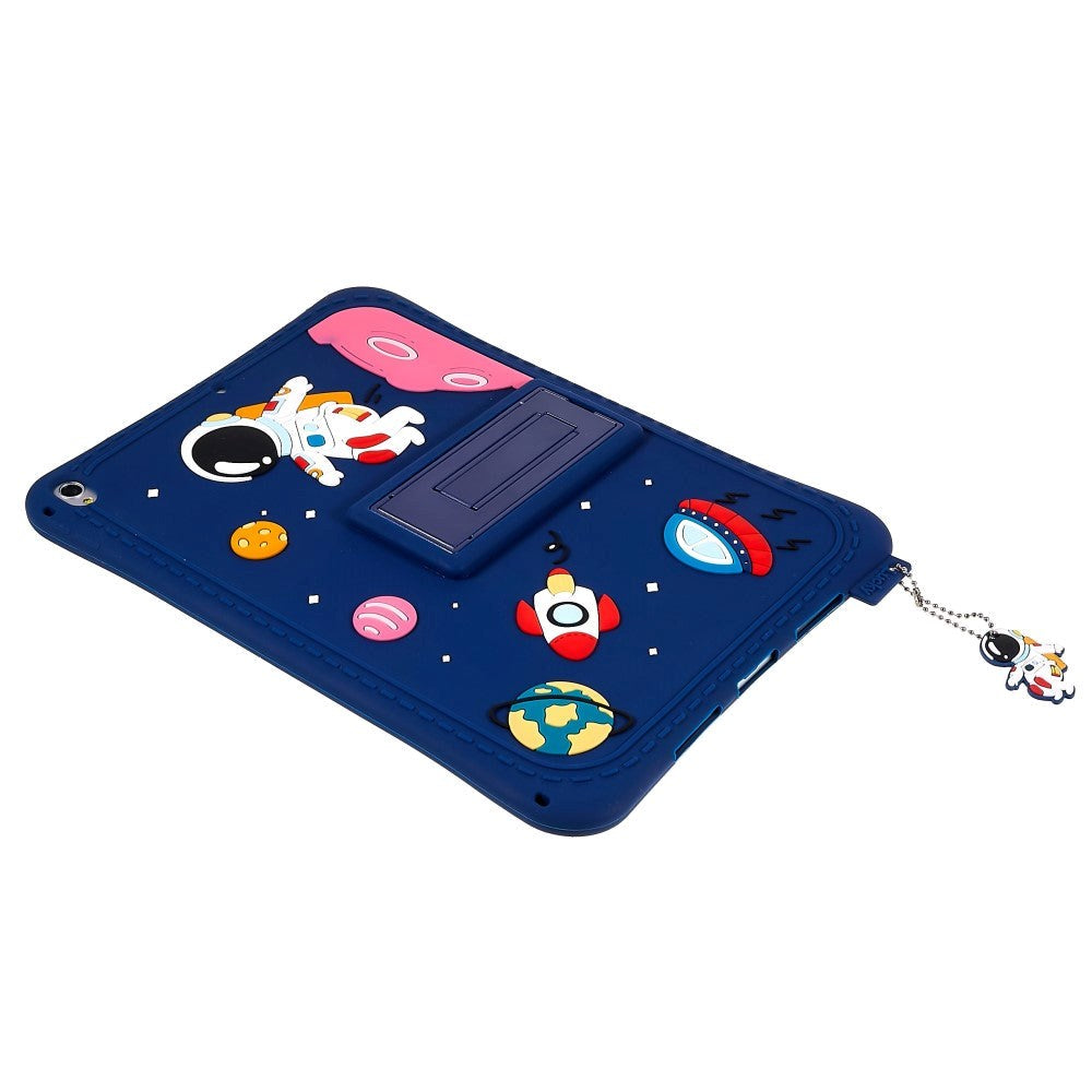 iPad 10.2" (2021 / 2020 / 2019) / iPad Pro 10.5 / iPad Air (2019) Kids Case w. Stand & Cartoon - Dark Blue