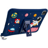 iPad Air (2022 / 2020) / Pro 11 (2022 / 2021 / 2020 / 2018) Kids Case w. Stand & Cartoon - Dark Blue