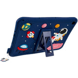 EIDERWOOD Samsung Galaxy Tab S6 Lite (2020-2024) Kids Case w. Stand & Cartoon - Dark Blue