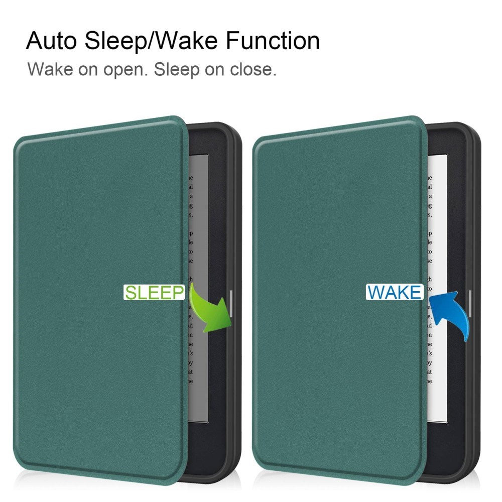 Kobo Clara 2E Flip Case w. Sleep / Wake-up Function - Green