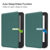 Kobo Clara 2E Flip Case w. Sleep / Wake-up Function - Green