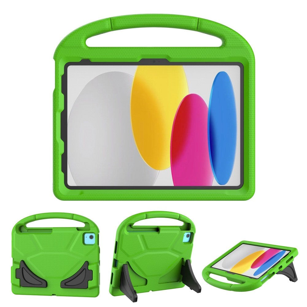 iPad 10.9" (2022) EVA Foam Kids Case w. Kickstand - Green