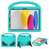 iPad 10.9" (2022) EVA Foam Kids Case w. Kickstand - Mint Green