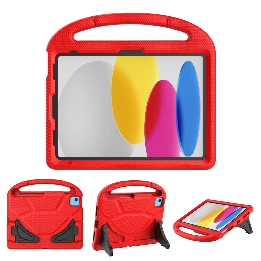 iPad 10.9" (2022) EVA Foam Kids Case w. Kickstand - Red