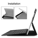 Microsoft Surface Pro 9 Leather Case w. Stand - Black