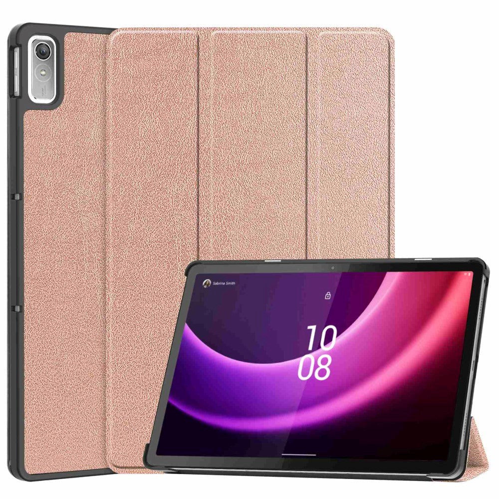 Lenovo Tab P11 Gen. 2 Tri-fold Flip Case w. Sleep / Wake-up Function - Rose Gold