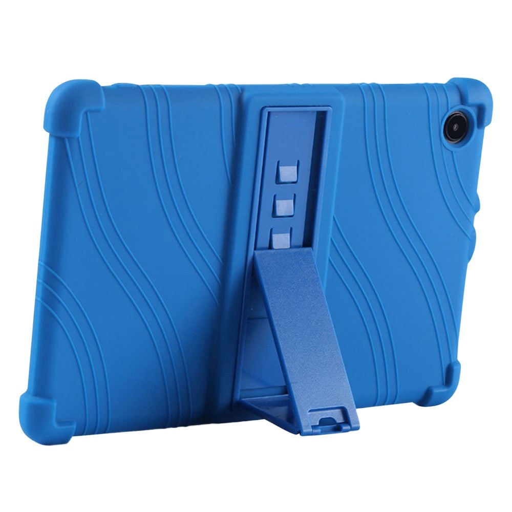 TCL Tab 10L Silicone Case w. Kickstand - Dark Blue