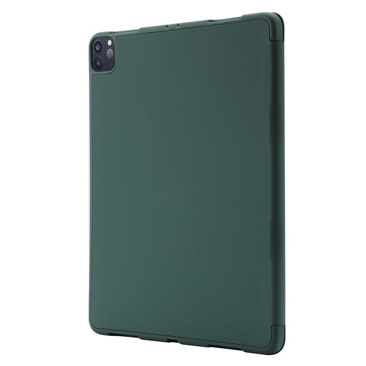 EIDERWOOD iPad Pro 11" (2022 / 2021 / 2020 / 2018) Tri-Fold Faux Leather Flip Case - Dark Green