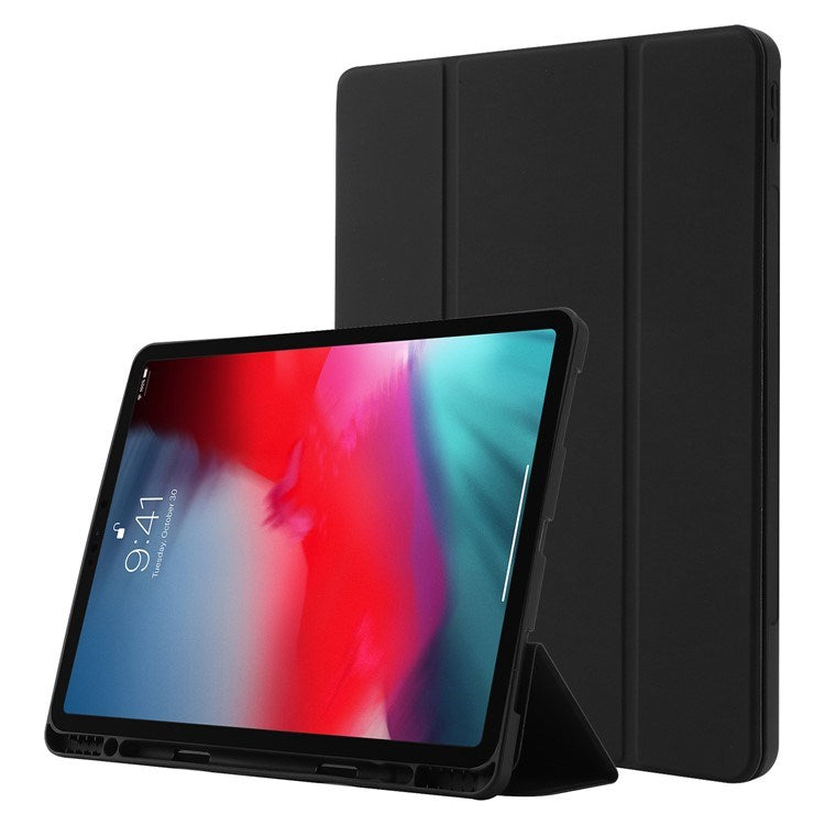 EIDERWOOD iPad Pro 11" (2022 / 2021 / 2020 / 2018) Tri-Fold Faux Leather Flip Case - Black